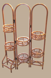 Rattan Flower Pot Set